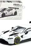 POP RACE 1:64 ASTON MARTIN GT3 WHITE