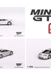 Mini GT 1:64 Bugatti EB110 GT Grigio Chiaro- Silver #704