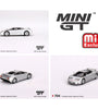 Mini GT 1:64 Bugatti EB110 GT Grigio Chiaro- Silver #704