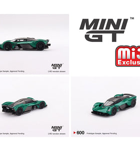 Mini GT 1:64 Aston Martin Valkyrie Aston Martin – Racing Green #600