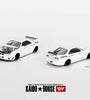 Kaido House x Mini GT 1:64 Nissan Skyline GT-R (R33) Greddy GR33 V1 – White