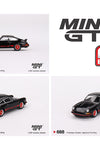 Mini GT 1:64 Porsche 911 Carrera RS 2.7 Black with Red Livery#688