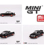 Mini GT 1:64 Porsche 911 Carrera RS 2.7 Black with Red Livery#688