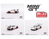 Mini GT 1:64 Porsche 911 (992) GT3 RS – White with Pyro Red Accent Package #630