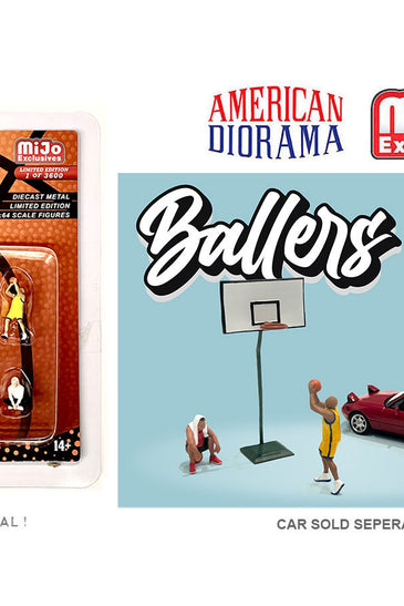 1/64 American Diorama Ballers 5 piece Set - MiJo exclusive
