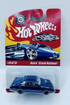 Hot Wheels Modern Classics Bright Blue Buick Grand National in Protecto