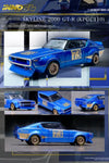 INNO64 1:64 Nissan 2000 GT-R KPGC110 Raching Concept 1972 #73 Blue