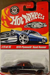 Hot Wheels Modern Classics Black 1970 Plymouth Roadrunner in Protecto