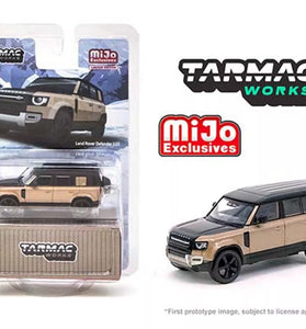 TARMAC WORKS 1:64 2021 Land Rover Defender 110 Brown