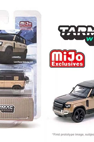 TARMAC WORKS 1:64 2021 Land Rover Defender 110 Brown