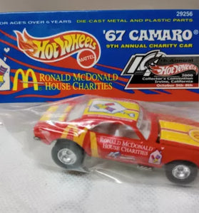 Hot Wheels - 1967 Chevy Camaro - 9th Annual Convention Ronald McDonald Charity  w/RR's