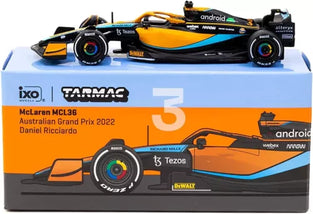 Tarmac Works McLaren MCL35M Austrailian Grand Prix 2022 Daniel Ricciardo