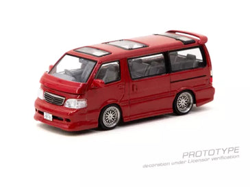 Tarmac 1:64 Toyota Hiace Wagon Custom RED