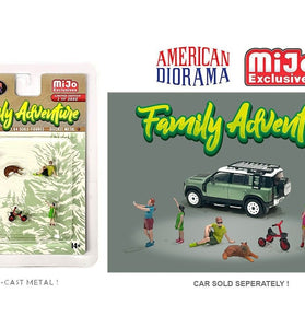 1/64 American Diorama Family Adventures 6 piece Set - MiJo exclusive
