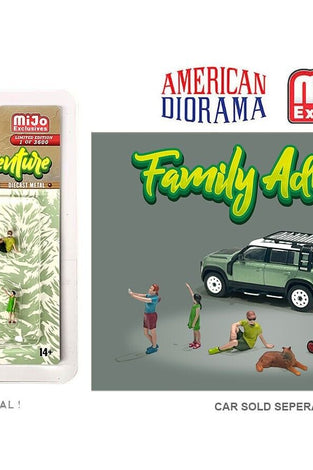 1/64 American Diorama Family Adventures 6 piece Set - MiJo exclusive