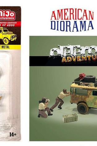 1/64 American Diorama 6 pc. Off Road Adventure 2 Set - MiJo exclusive