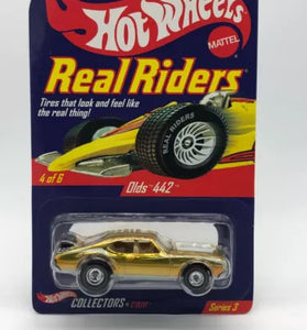HOT WHEELS RLC REAL RIDERS GOLD OLDS 442