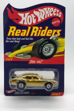 HOT WHEELS RLC REAL RIDERS GOLD OLDS 442