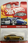 Hot Wheels Modern Classics Gold Camaro Concept in Protecto