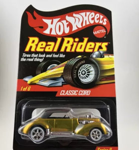 HOT WHEELS RLC REAL RIDERS GOLD CLASSIC CORD