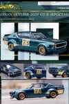 INNO64 1:64 Nissan 2000 GT-R KPGC110 Raching Concept 1972 #73 Green