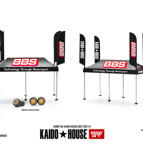 Kaido House x Mini GT 1:64 Kaido House BBS Tent V1