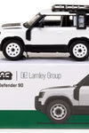 Tarmac Works 1:64 Land Rover Defender 90 White Metallic - Lamley Special Edition