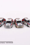 Mini GT 1:64 Lancia Delta HF Integrale EVO 1992 Rally Martini Racing 4 Car Set