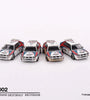 Mini GT 1:64 Lancia Delta HF Integrale EVO 1992 Rally Martini Racing 4 Car Set