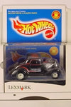 Hot Wheels Lexmark Printers Black 3 Window '34 Ford W/ Real Riders MIMB