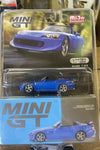 Mini GT HONDA S2000 CR CONVERTIBLE APEX BLUE Mijo Exclusive @287