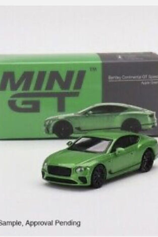 Mini GT Bentley Continental GT Speed 2022 Apple Green #473