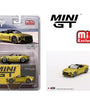 MINI GT #406 - YELLOW FLAME - BENTLEY MULLINER BACALAR - USA EXCLUSIVE