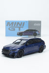 Mini GT 1:64 Audi ABT RS6-R – Navarra Blue Metallic #574