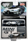 MINI GT #369 - SILVER - BUGATTI VISION GRAN TURISMO - MIJO USA EXCLUSIVE