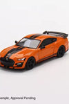 MINI GT #505 - TWISTER ORANGE - FORD MUSTANG SHELBY GT500 - USA EXCLUSIVE