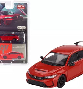Mini GT 1:64 2023 Honda Civic Type R Rallye Red 2023 W/ Advan GT Wheel #546