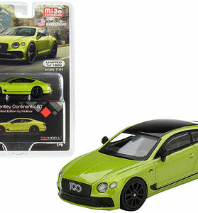 Mini GT 1:64 Bentley Continental GT Limited Edition by Mulliner (Green) #163