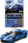 MINI GT MIJO EXCLUSIVE FORD GT LIQUID BLUE #249