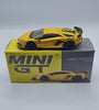 2023 Mini-GT 1:64 LHD LAMBORGHINI AVENTADOR SVJ New Giallo Orion #563