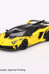 Mini GT 1:64 Lamborghini LB-Silhouette WORKS Aventador GT EVO Yellow #639