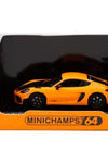 Tarmac x MiniChamps Porsche Cayman GT4 RS 718 Orange Collab64 1/64