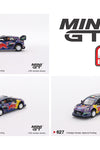 Mini GT 1:64 Ford Puma Rally1 #42 M-Sport Ford WRT – 2022 Rally Italia Sardegna 2nd Place