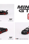 Mini GT 1:64 Porsche 911 (992) GT3 RS – Black with Pyro Red