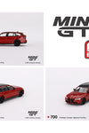 Mini GT 1:64 BMW M3 Competition Touring (G81) Toronto – Red Metallic