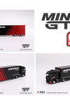 Mini GT 1:64 Mercedes-Benz Actros w/ Racing Transporter “ADVAN” #741