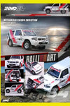 INNO64 1/64 MITSUBISHI PAJERO EVOLUTION "RALLIART" Livery White