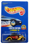 Hot Wheels Limited Edition 3-Window '34 Ford Coupe Malt o Meal 1993 w/7 spoke Wheels