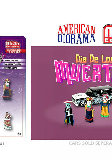 American Diorama 1:64 2023 Dias De Los Muertos Figure Set – MiJo Exclusives