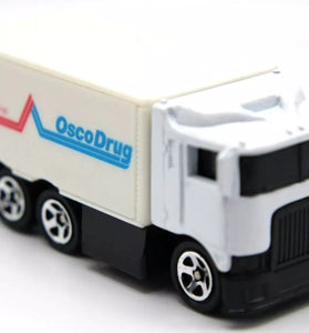 Loose Hot Wheels 1/64 Scale 1996 Hiway Hauler Osco Drugs white